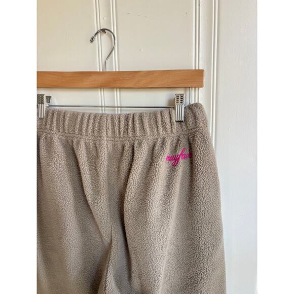 The Mayfair Group Straight Fleece Sweatpant You Deserve‎ to Be Happy Women S/M - Picture 4 of 9